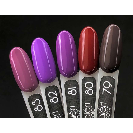 Гель-лак Valeri №079 (світлий баклажан, емаль), 6 мл2