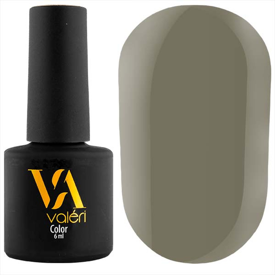 Гель-лак Valeri №092 (темно-сірий, емаль), 6 мл