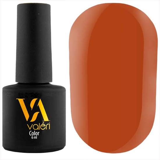 Гель-лак Valeri №093 (гарбузовий, емаль), 6 мл
