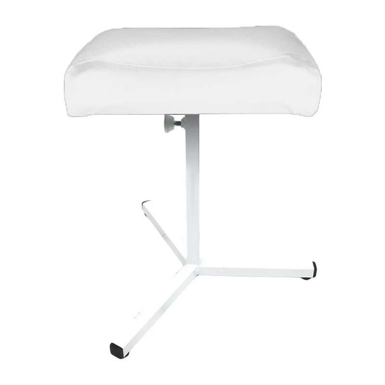 Тренога для педикюра на белых ножках, белая, Цвет: Белая