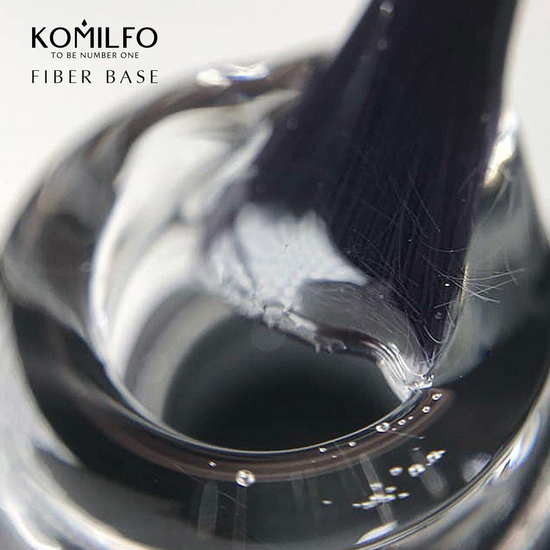 Komilfo Fiber Base - база для ногтей с нейлоновыми волокнами, 8 мл, Объем: 8 мл2
