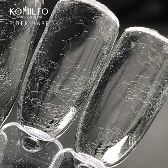 Komilfo Fiber Base - база для ногтей с нейлоновыми волокнами, 8 мл, Объем: 8 мл3
