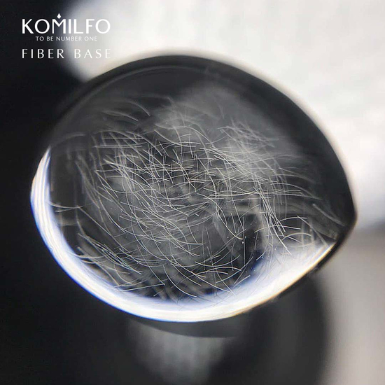 Komilfo Fiber Base - база для ногтей с нейлоновыми волокнами, 8 мл, Объем: 8 мл4