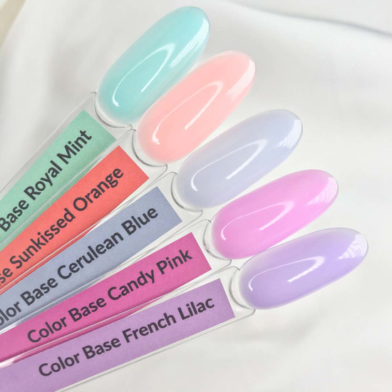 Komilfo Color Base Royal Mint (мятный, полупрозрачный), 8 мл, Цвет: Royal Mint
2