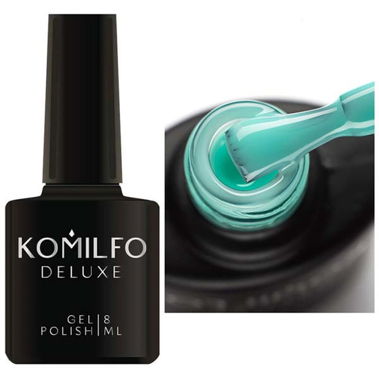 Komilfo Color Base Royal Mint (мятный, полупрозрачный), 8 мл, Цвет: Royal Mint
