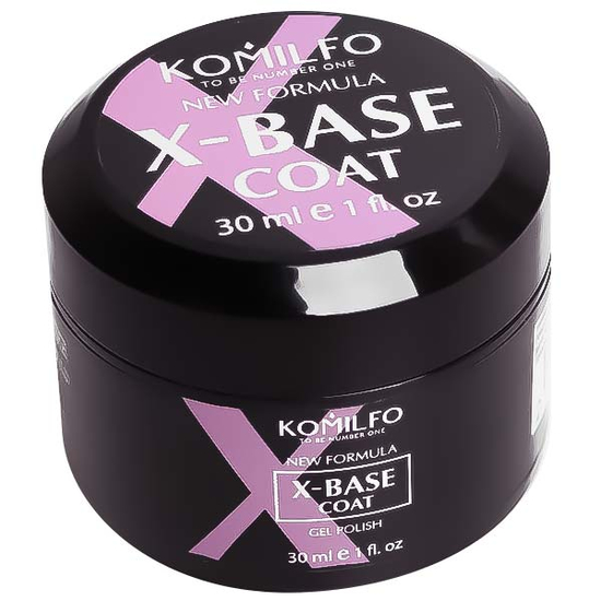 Komilfo X-Base Coat – New Formula – база для гель-лака, 30 мл (баночка), Объем: 30 мл банка
