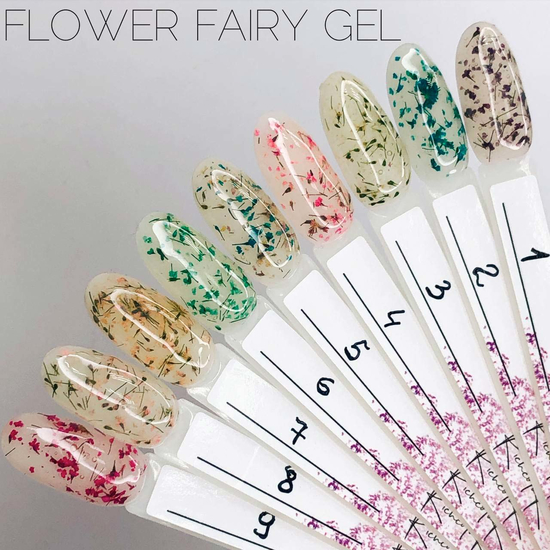 Гель SAGA Flower Fairy Gel №6 с сухоцветами, 5 мл, Цвет: 6
3