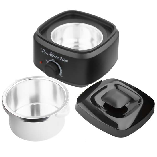 Воскоплав банковий Pro-wax 200, для воску в банці, в таблетках, в гранулах, колір чорний3