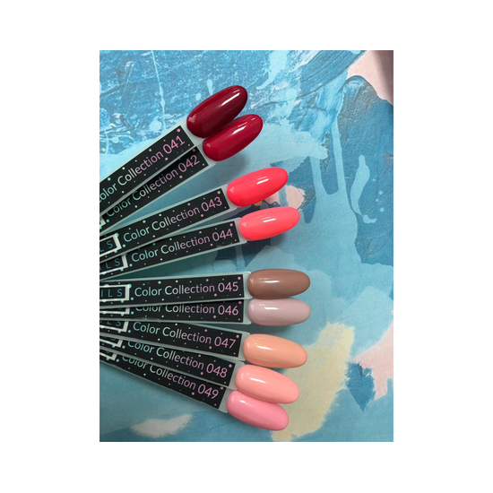 Гель-лак Kira Nails №041 (бордовый, эмаль), 6 мл3