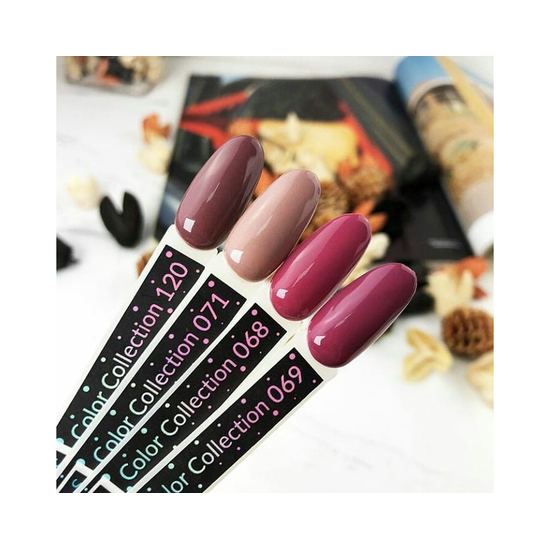 Гель-лак Kira Nails №071 (бежево-коричневый с микроблеском), 6 мл4