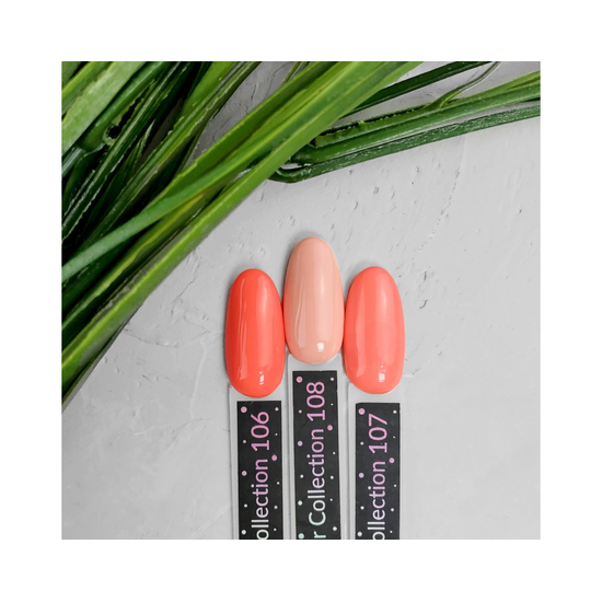 Гель-лак Kira Nails №108 (персиковий, емаль), 6 мл3