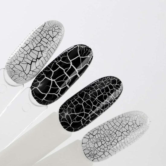 Гель-лак Kira Nails Crack Effect White (білий для кракелюра), 6 мл, Колір: White2