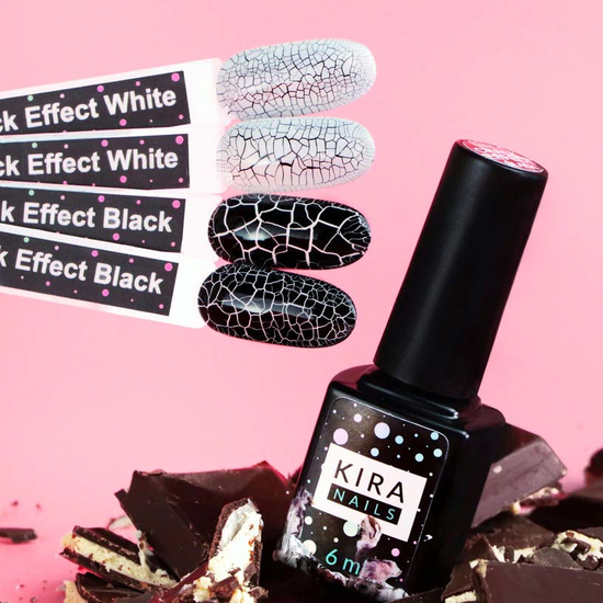 Гель-лак Kira Nails Crack Effect Black (черный для кракелюра), 6 мл, Цвет: Black
3