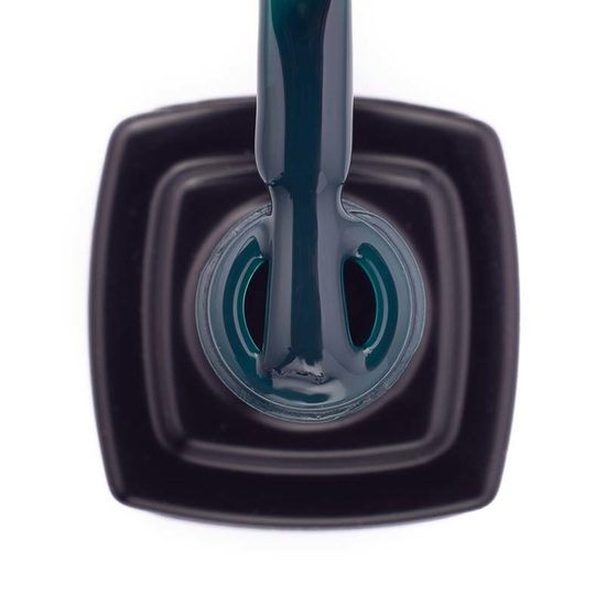 Гель-лак Kira Nails №128 (темно-зеленый, эмаль), 6 мл2