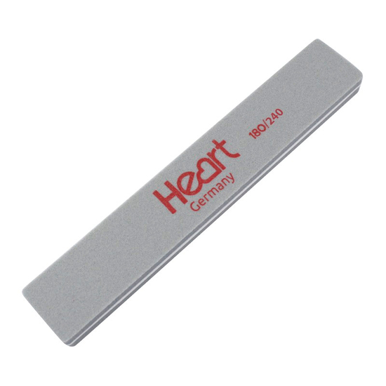 Шлифовщик Heart прямоугольный 180/240, Абразивность: 180/240