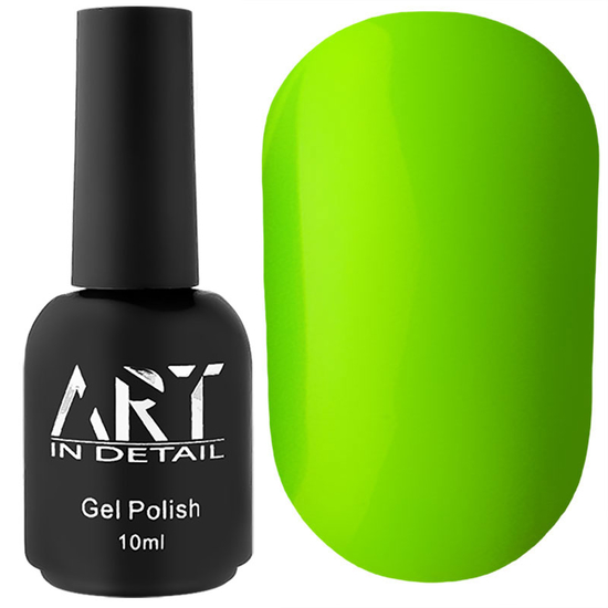 Гель-лак ART Neon N007 (лаймовый, неоновый), 10 мл, Объем: 10 мл, Цвет: 007