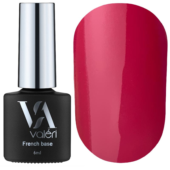 Valeri French base №029 (вишневий), 6 мл, Об`єм: 6 мл, Колір: 029