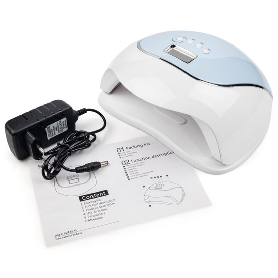 LED+UV лампа SUN BQ-V5 120 вт MACAROON BLUE3