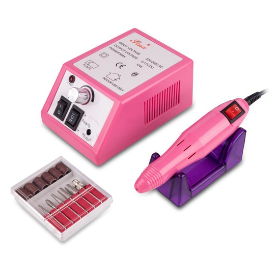 Фрезер для маникюра Lina 2000 12 вт/2000 об. Розовый