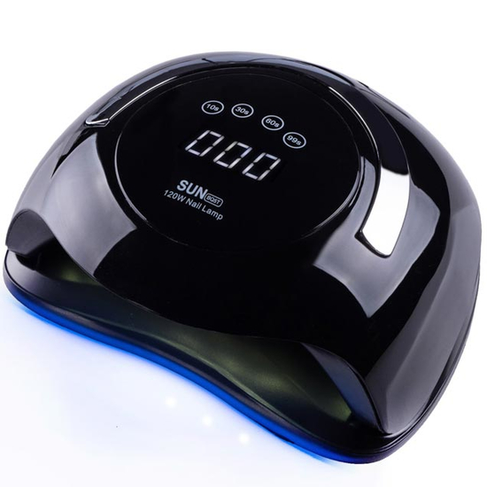 LED + UV лампа SUN BQ-5T BLACK 120 вт з ручкою