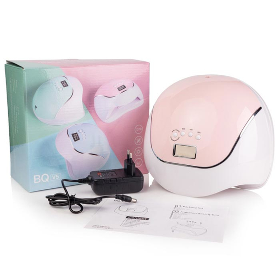 LED+UV лампа SUN BQ-V5 120 вт MACAROON PINK5