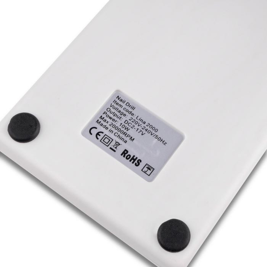 Фрезер для маникюра Lina 2000 12 вт/2000 об. Белый5