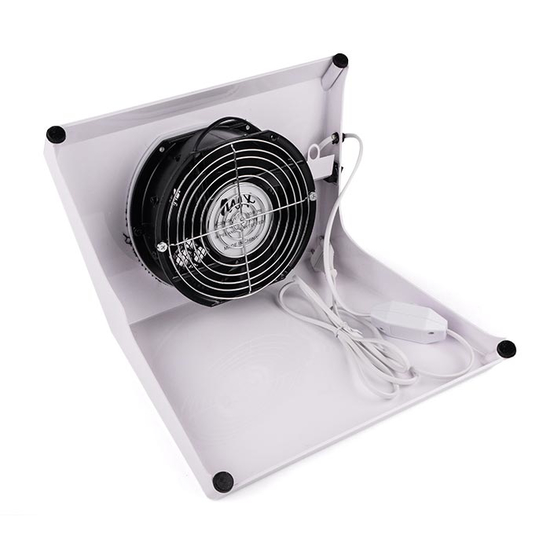 Вытяжка для маниюкра MAX Ultimate 4 100 вт с регулятором скорости2