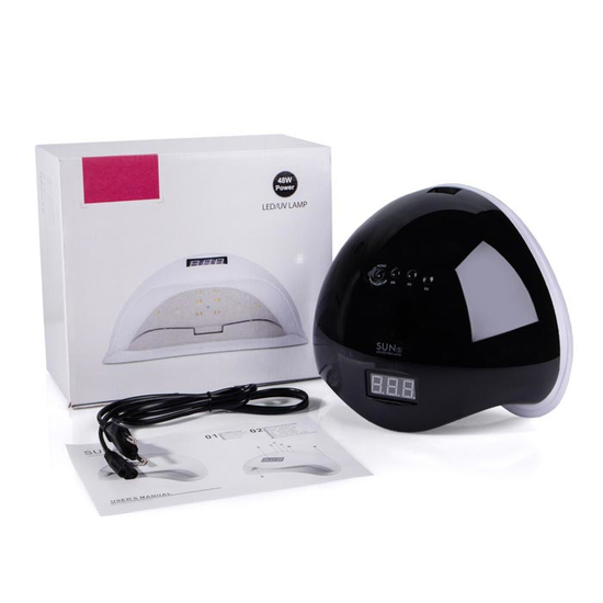 LED+UV лампа SUN 5 BLACK 48 вт5