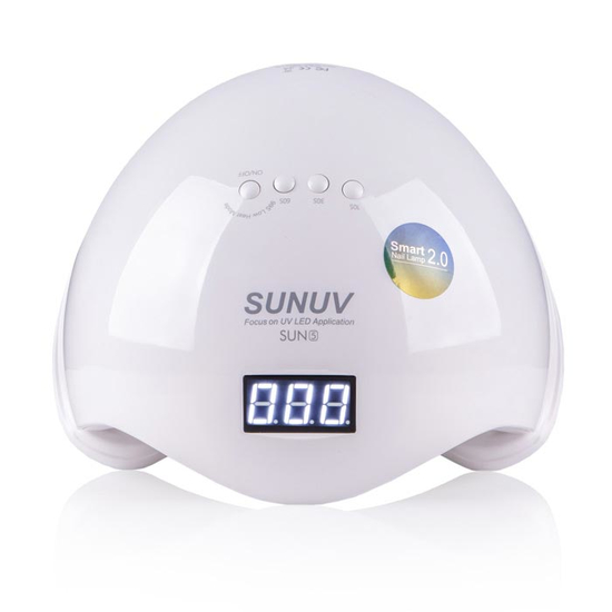 Универсальная LED/UV Лампа SUNUV 5 48 вт, Original2