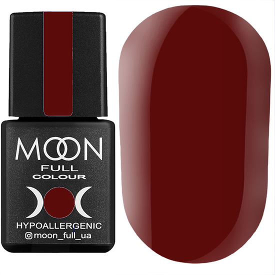 Гель-лак MOON FULL color Gel polish №237 (червоно-коричневий), 8 мл