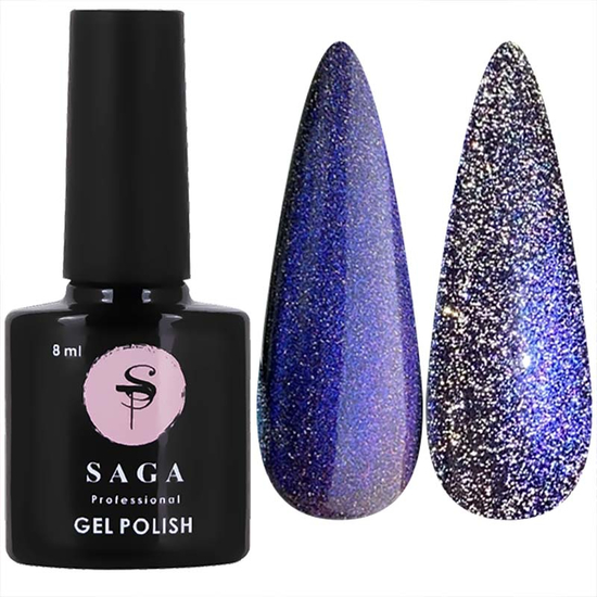 Гель-лак светоотражающий SAGA Cat Chameleon, №2, 8 мл, Цвет: 2
