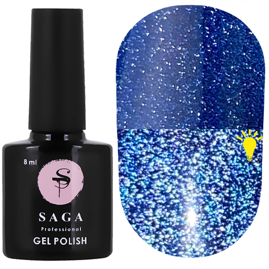 Гель-лак светоотражающий SAGA Fiery Gel №11, 8 мл, Цвет: 11