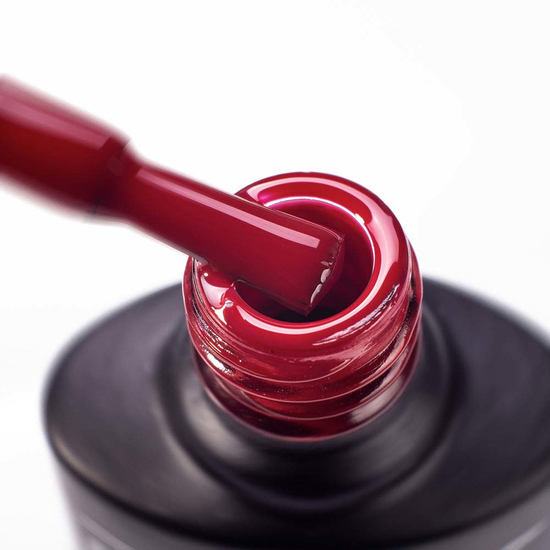 Гель-лак Komilfo Deluxe Series №D089 (бордовий, емаль), 8 мл2
