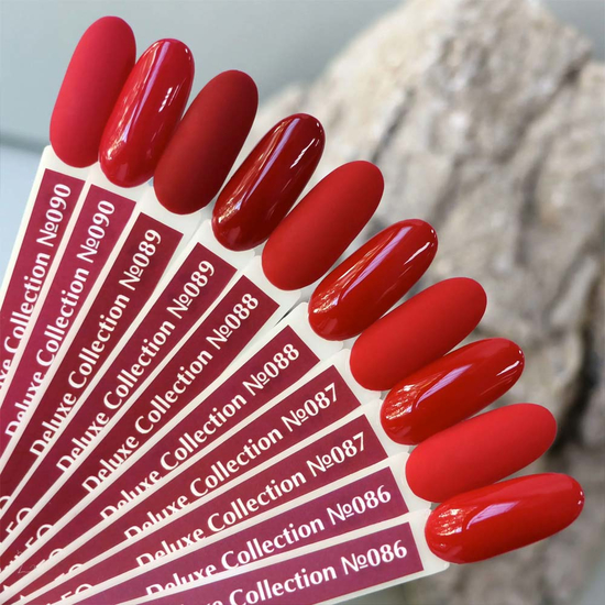 Гель-лак Komilfo Deluxe Series №D089 (бордовий, емаль), 8 мл3