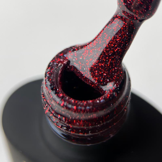 Гель-лак світловідбивний Valeri Flash №01 (червоний), 6 мл, Колір: 012