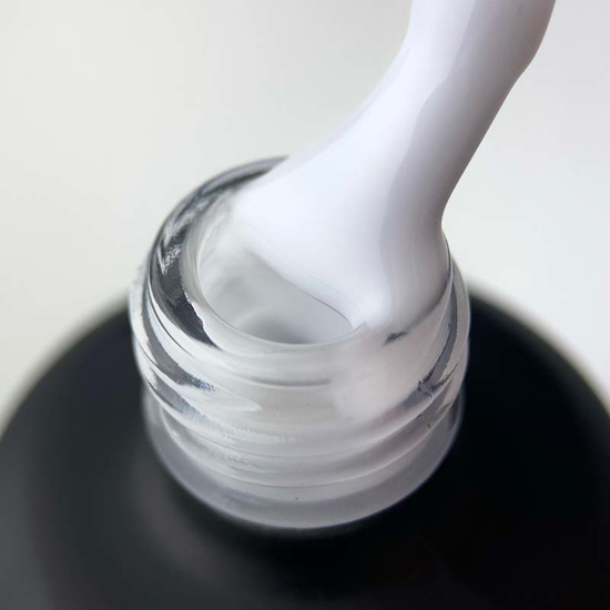 Komilfo Bottle Gel Milky White Intense с кисточкой, 15 мл, Цвет: Milky White Intense2