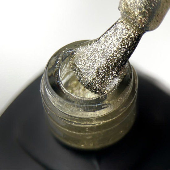 Гель-лак MOON FULL color Gel polish №329 (серебристо-жемчужный шиммерный), 8 мл2