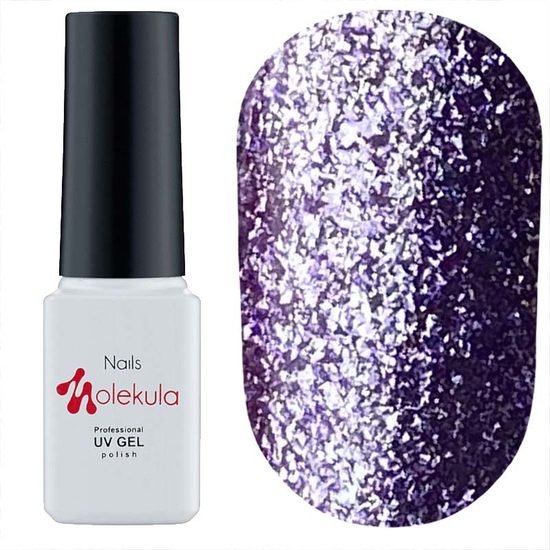 Гель-лак Molekula DIAMOND №505 (лавандовый, микроблеск), 6 мл