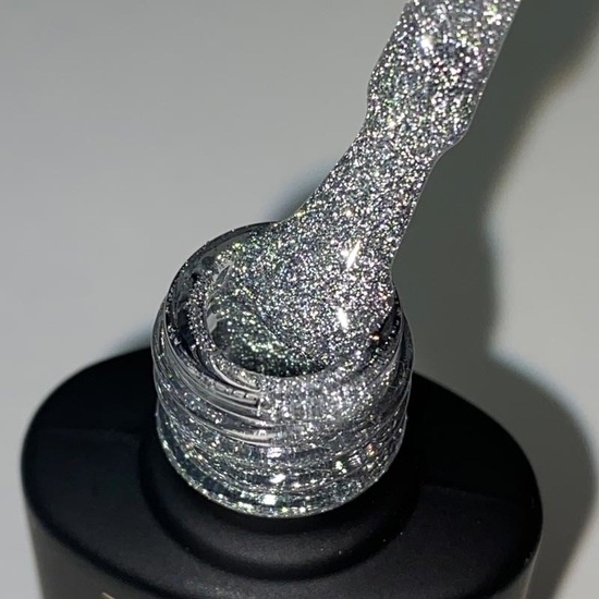 Гель-лак світловідбивний Valeri Flash №06 (холодний сріблястий), 6 мл, Колір: 063