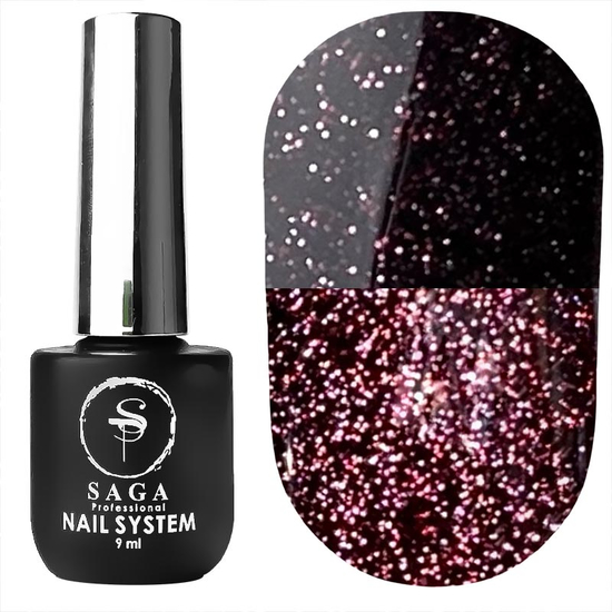 Гель-лак светоотражающий SAGA Fiery Gel №24, 8 мл, Цвет: 24