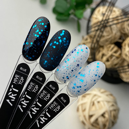 ART Hive Top Blue - топ с шестигранниками без липкого слоя, 10 мл, Цвет: Blue3