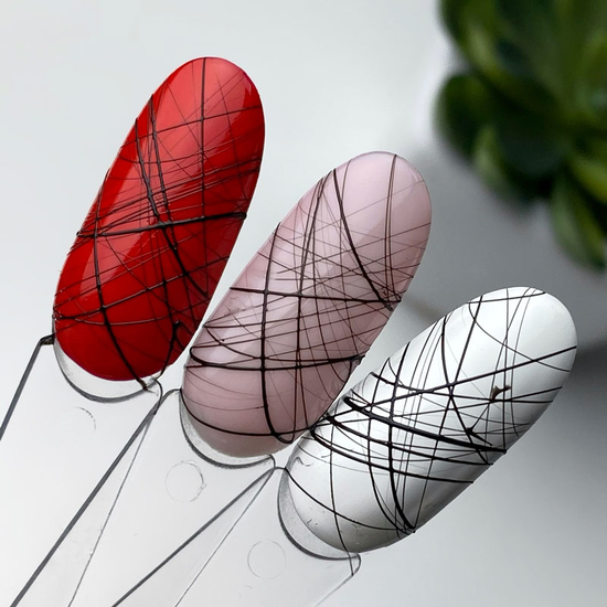 Гель-паутинка ART Spider Gel Black, черная, 5 мл, Цвет: Black
2