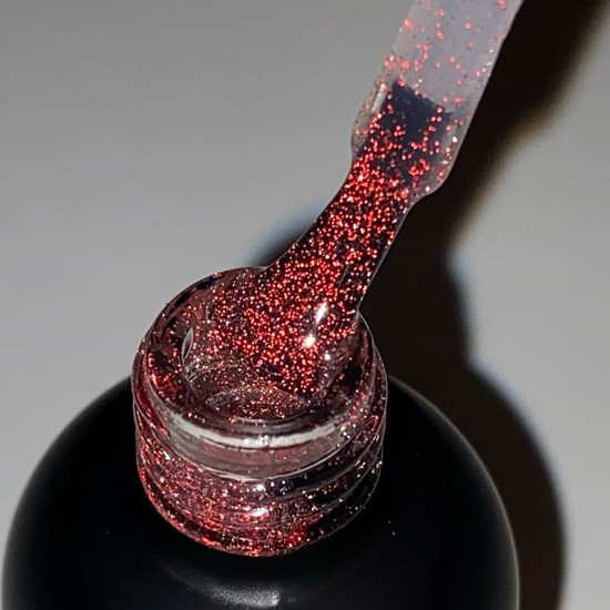 ART Flash Top Red - світловідбивний топ БЕЗ липкого шару, 10 мл, Колір: Red3
