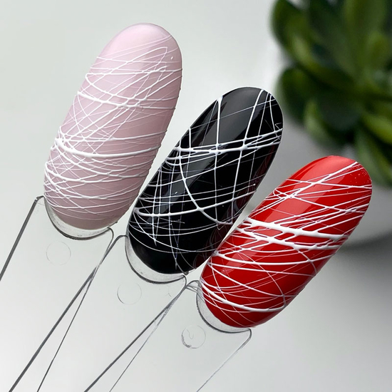 Гель-паутинка ART Spider Gel White, белая, 5 мл, Цвет: White
2