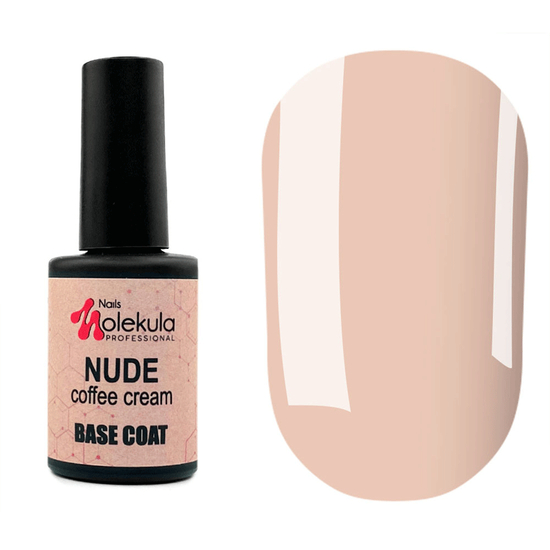 Molekula Rubber Base Nude - Coffee Cream -  камуфляжная база (кофейный крем), 12 мл, Цвет: Coffee cream