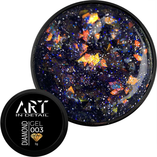 Гель с блестками ART Diamond Gel №003, 5 мл, Цвет: 003
