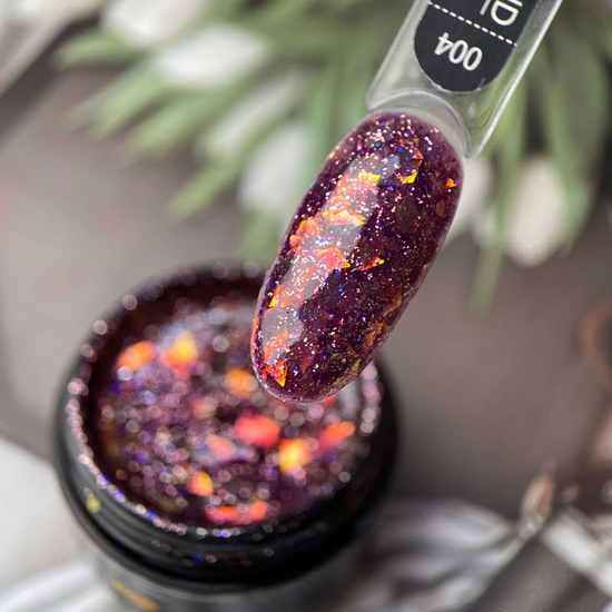 Гель с блестками ART Diamond Gel №004, 5 мл, Цвет: 004
3