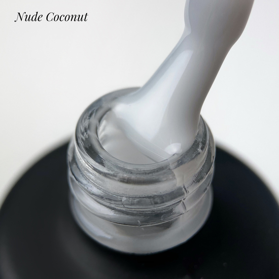 Molekula Rubber Base Nude - Coconut - камуфляжная база (белый молочный, эмаль), 12 мл, Цвет: Coconut3