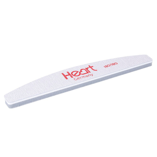 Пилка-баф для ногтей Heart Half 180/180, Абразивность: 180/180