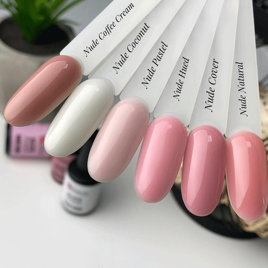 Molekula Rubber Base Nude - Pastel - камуфляжная база (светло-розовый, эмаль), 30 мл, Объем: 30 мл, Цвет: Pastel2